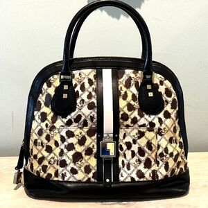 Rare L.A.M.B. By Gwen Stefani Kingston Bowler Bag in Excellent Used Cond…